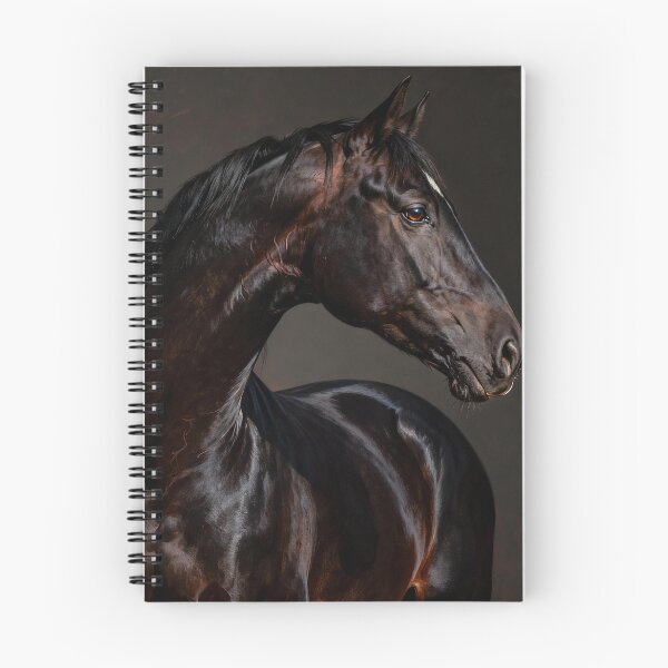 Item preview, Dark Brown Horse Head Portrait Photography designed and sold by KAMOCHI Art.