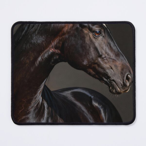 Item preview, Dark Brown Horse Head Portrait Photography designed and sold by KAMOCHI Art.