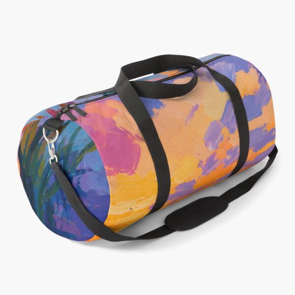 Item preview, Vibrant Wetland Sunset Colorful Impressionist Landscape designed and sold by GutyzDesignsES.