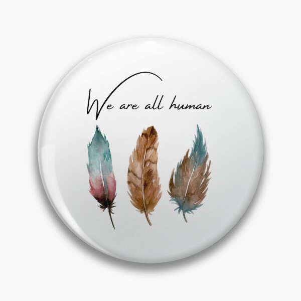 Item preview, We Are All Human Indigenous Feather Pride designed and sold by khdmalakarak.