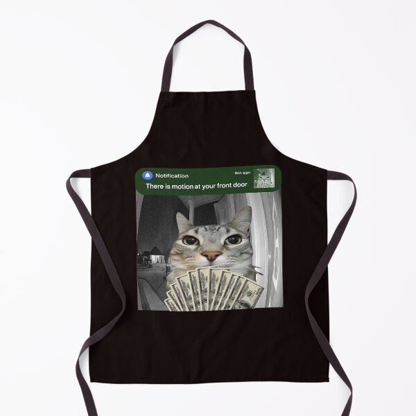 Item preview, There Is Motion At Your Front Door Funny Cat designed and sold by ImeldaSparks.