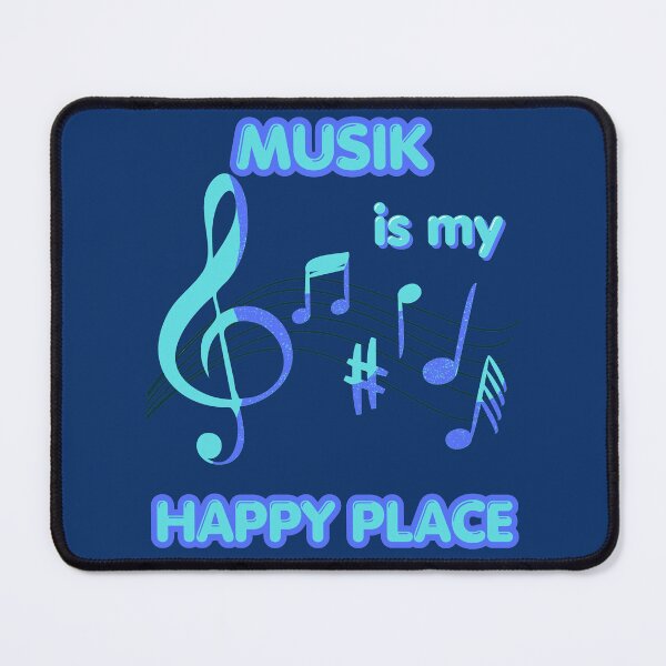 Item preview, Music Is My Happy Place –Art designed and sold by Evelashop.
