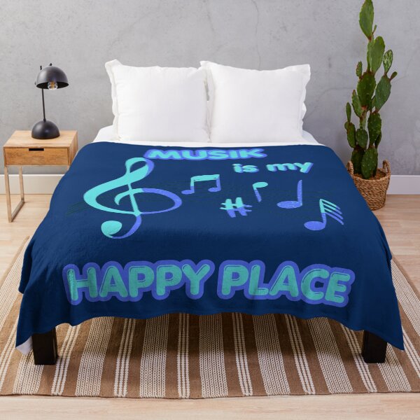 Item preview, Music Is My Happy Place –Art designed and sold by Evelashop.