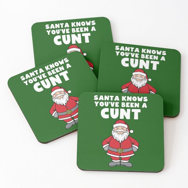 Item preview, Santa Knows You_ve Been A Cunt designed and sold by Tinycraftyalien.