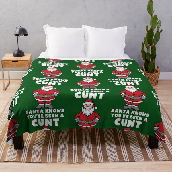 Item preview, Santa Knows You_ve Been A Cunt designed and sold by Tinycraftyalien.