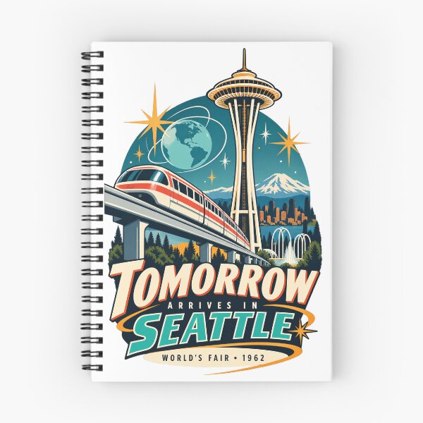 Item preview, Tomorrow Arrives in Seattle — 1962 World’s Fair Retro Future designed and sold by Past in Threads.