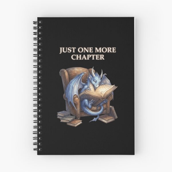 Item preview, Just One More Chapter Cozy Armchair Reading Dragon Design designed and sold by Ostericaimusa.