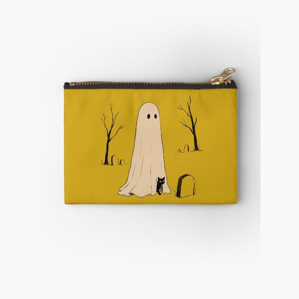 Item preview, Graveyard Ghost And Peeking Cat designed and sold by Gkinoki.
