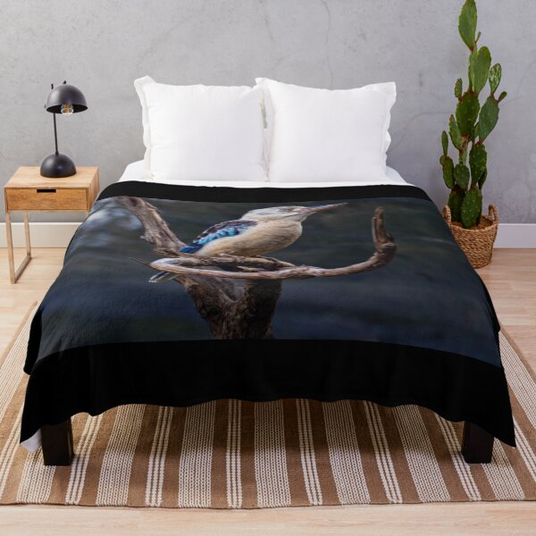 Item preview, Blue-Winged Kookaburra Perched on a Branch designed and sold by Twisted Light Images.
