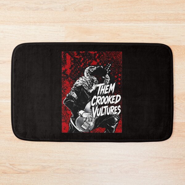 Item preview, Them Crooked Voltures Reptile Bass Guitar Rock Art designed and sold by farris-emel-art.