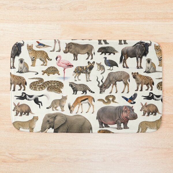 Item preview, Native Animals of Kenya Retro Identification Chart designed and sold by kakarikihill.
