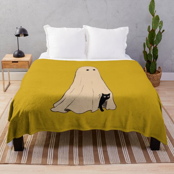 Item preview, Ghost And Peeking Cat designed and sold by Gkinoki.