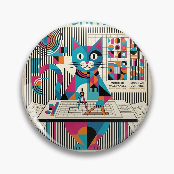 Item preview, Russian Blue Textile Architect designed and sold by PictoVibe.