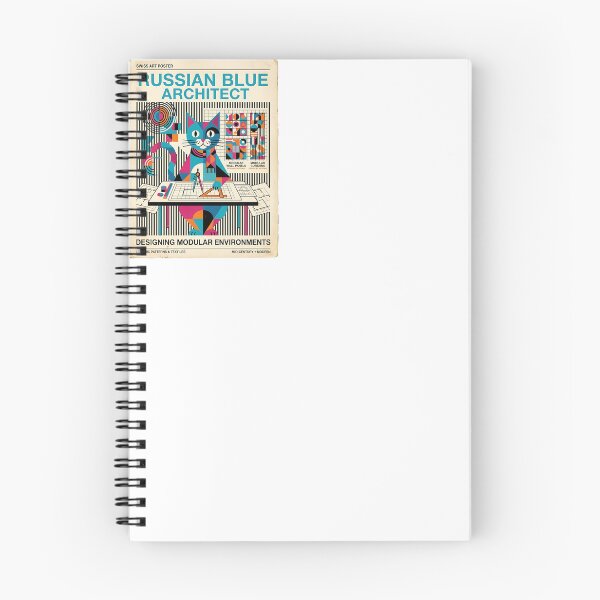 Item preview, Russian Blue Textile Architect designed and sold by PictoVibe.