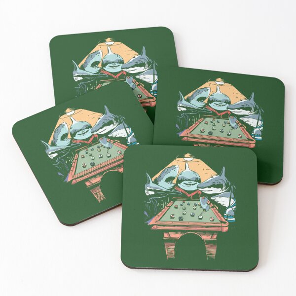 Item preview, The Pool Sharks Funny Vintage Painting Parody 52 designed and sold by BilkaCreations.