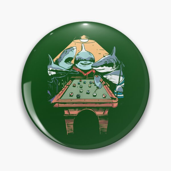 Item preview, The Pool Sharks Funny Vintage Painting Parody 52 designed and sold by BilkaCreations.