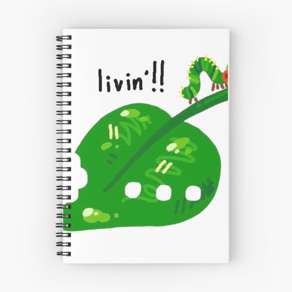 Item preview, Cute Bitten Green Leaf With Caterpillar designed and sold by Wild-Misfits.