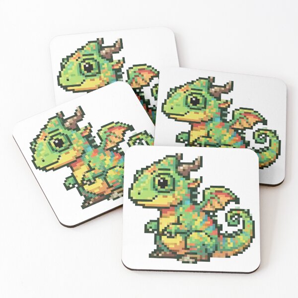 Item preview, Baby Dragon Pixel Art designed and sold by Matilda Pixel.