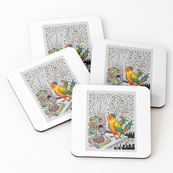 Item preview, Sun Conure Beat Poet designed and sold by PictoVibe.