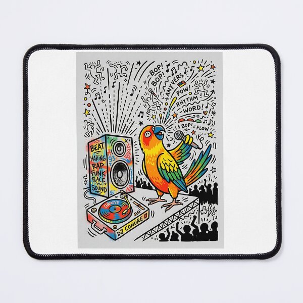 Item preview, Sun Conure Beat Poet designed and sold by PictoVibe.