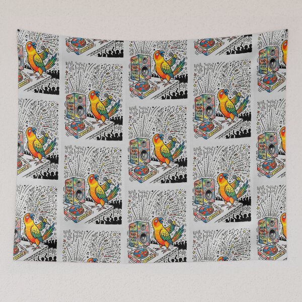 Item preview, Sun Conure Beat Poet designed and sold by PictoVibe.