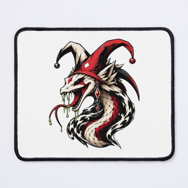 Item preview, Grinning basilisk wearing a jester's cap designed and sold by Jester-Store.
