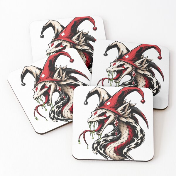 Item preview, Grinning basilisk wearing a jester's cap designed and sold by Jester-Store.