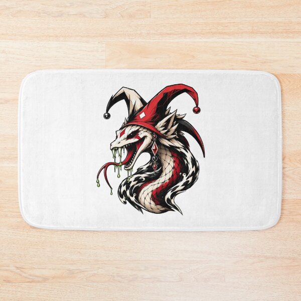 Item preview, Grinning basilisk wearing a jester's cap designed and sold by Jester-Store.
