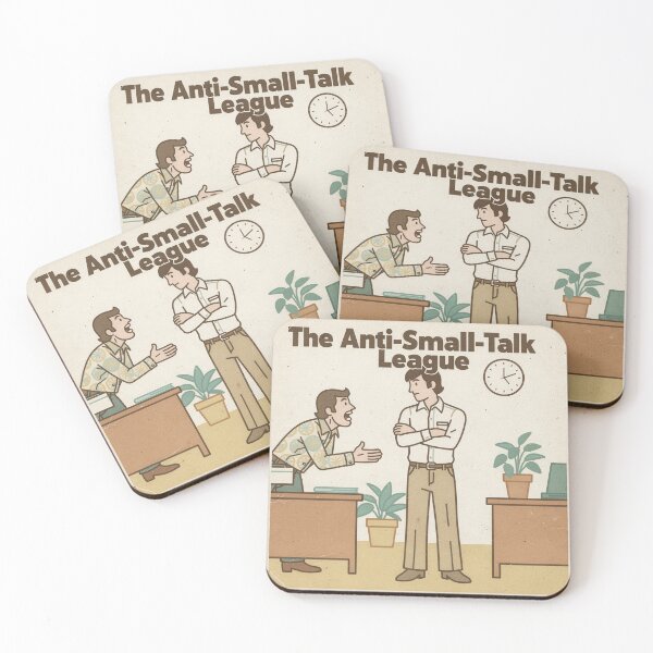Item preview, The Anti-Small-Talk League designed and sold by PictorialWhimsy.