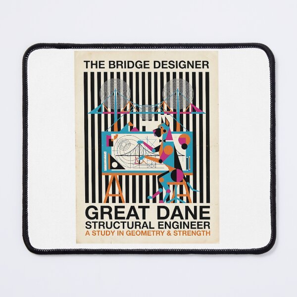 Item preview, Great Dane Bridge Model Designer designed and sold by PictoVibe.