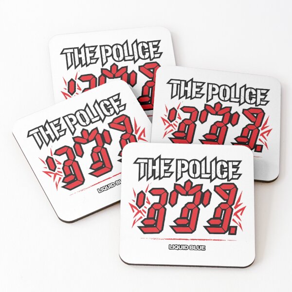 Item preview, The Police 7777 Liquid Blue Design designed and sold by BunkerStore.