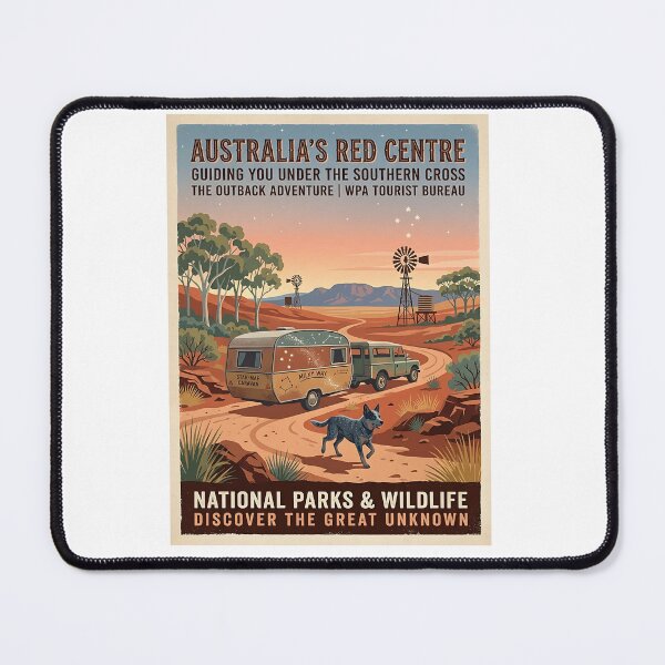 Item preview, Australian Cattle Dog Star Caravan designed and sold by PictoVibe.
