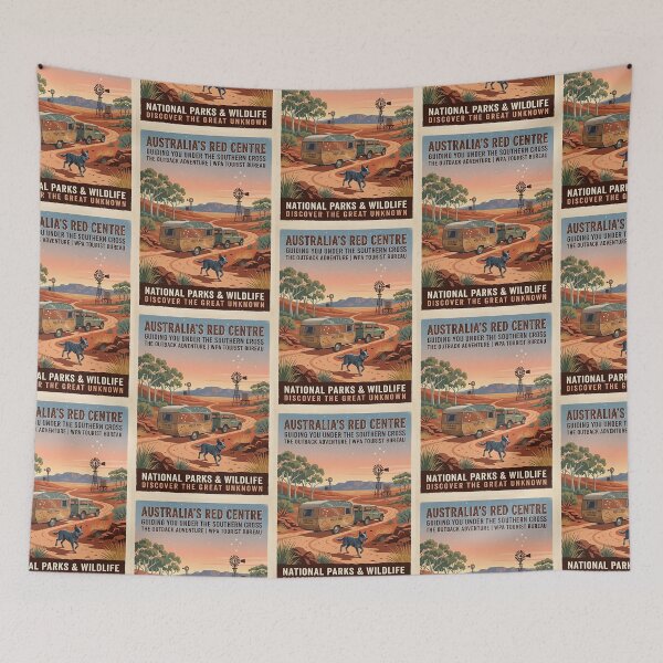 Item preview, Australian Cattle Dog Star Caravan designed and sold by PictoVibe.