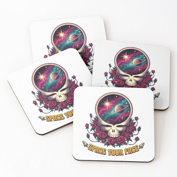 Item preview, Space Your Face Cosmic Skull Design designed and sold by BunkerStore.