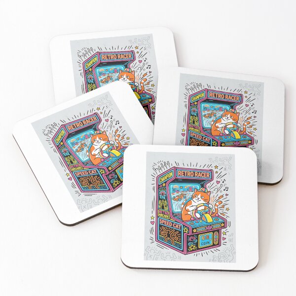 Item preview, British Shorthair Arcade Racer designed and sold by PictoVibe.