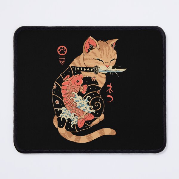 Item preview, Carp Tattooed Cat designed and sold by strouddunkg.
