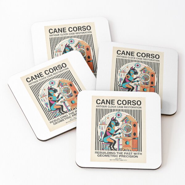 Item preview, Cane Corso Clock Case Restorer designed and sold by PictoVibe.