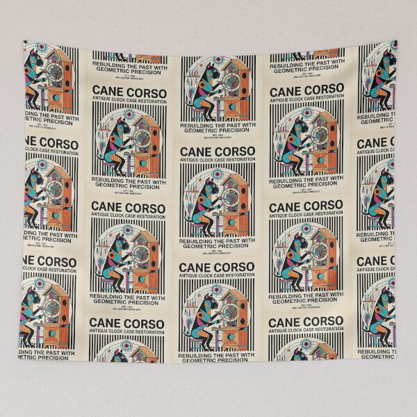 Item preview, Cane Corso Clock Case Restorer designed and sold by PictoVibe.