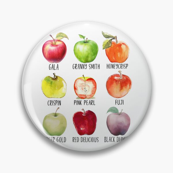 Item preview, Many Kinds Cute Apples Colors for Orchard Harvest Season designed and sold by nryum.