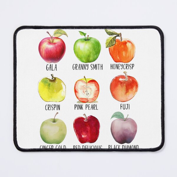 Item preview, Many Kinds Cute Apples Colors for Orchard Harvest Season designed and sold by nryum.