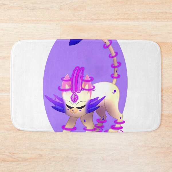 Item preview, Neon Psychic Alien Cat Dreamcore Cartoon designed and sold by Ftahehasane.