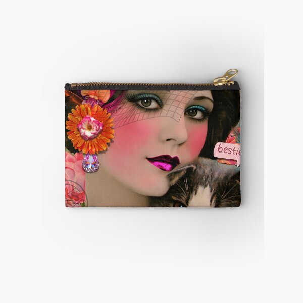 Item preview, "A solas con mi gato", Dama de los años 20 designed and sold by AsheDinaArt.