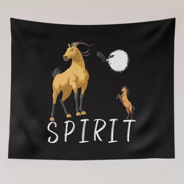 Item preview, Spirit Horse Moon Bird Art designed and sold by mac-lux.