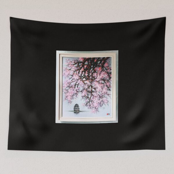 Item preview, Blossoming Peach Trees in Serenity designed and sold by Kaby-retro.
