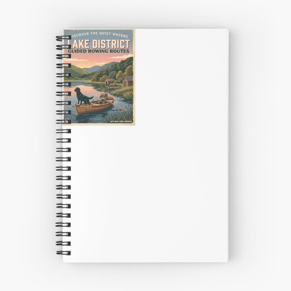 Item preview, Flat-Coated Retriever Rowing Guide designed and sold by PictoVibe.