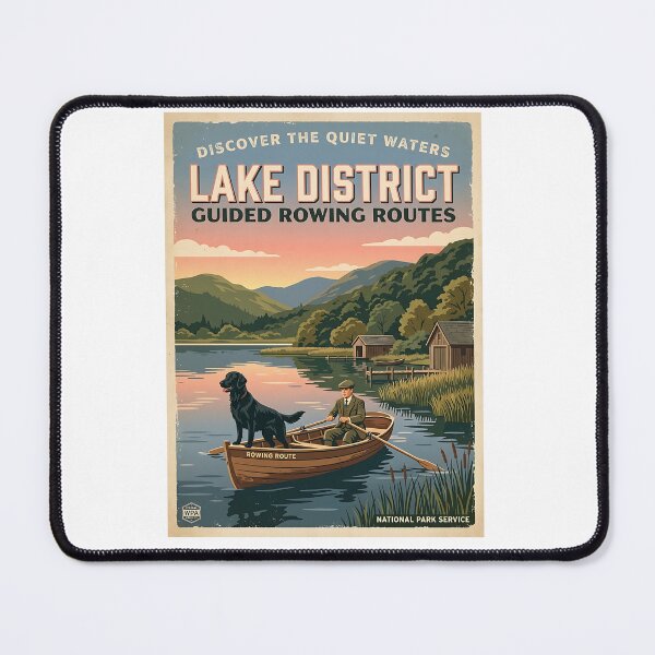 Item preview, Flat-Coated Retriever Rowing Guide designed and sold by PictoVibe.