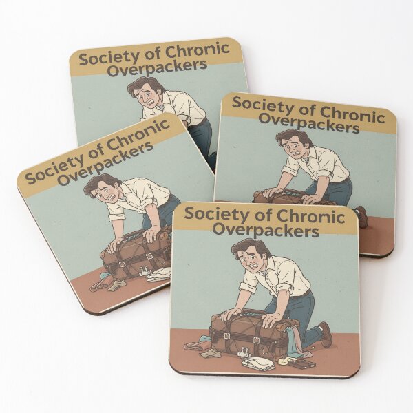 Item preview, Society of Chronic Overpackers designed and sold by PictorialWhimsy.