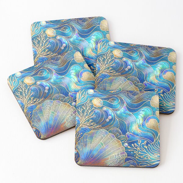 Item preview, Under The Sea Abalone Shell And Coral Designs designed and sold by DEC02.