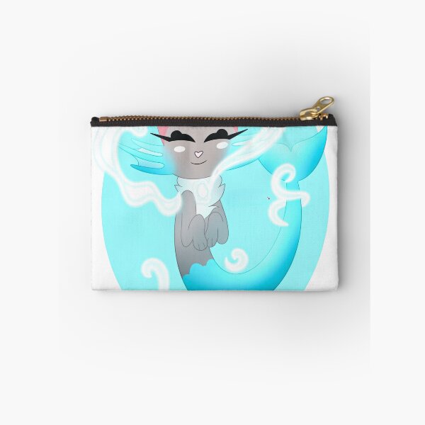 Item preview, Pastel Cyan Mer-Cat Glowing Water Cartoon designed and sold by Ftahehasane.