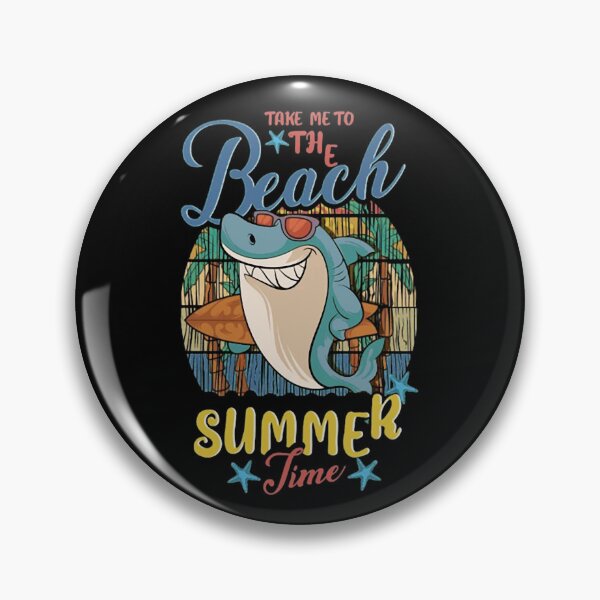 Item preview, Cool Shark Surfer Summer Beach Holiday Art designed and sold by JesseDenny.